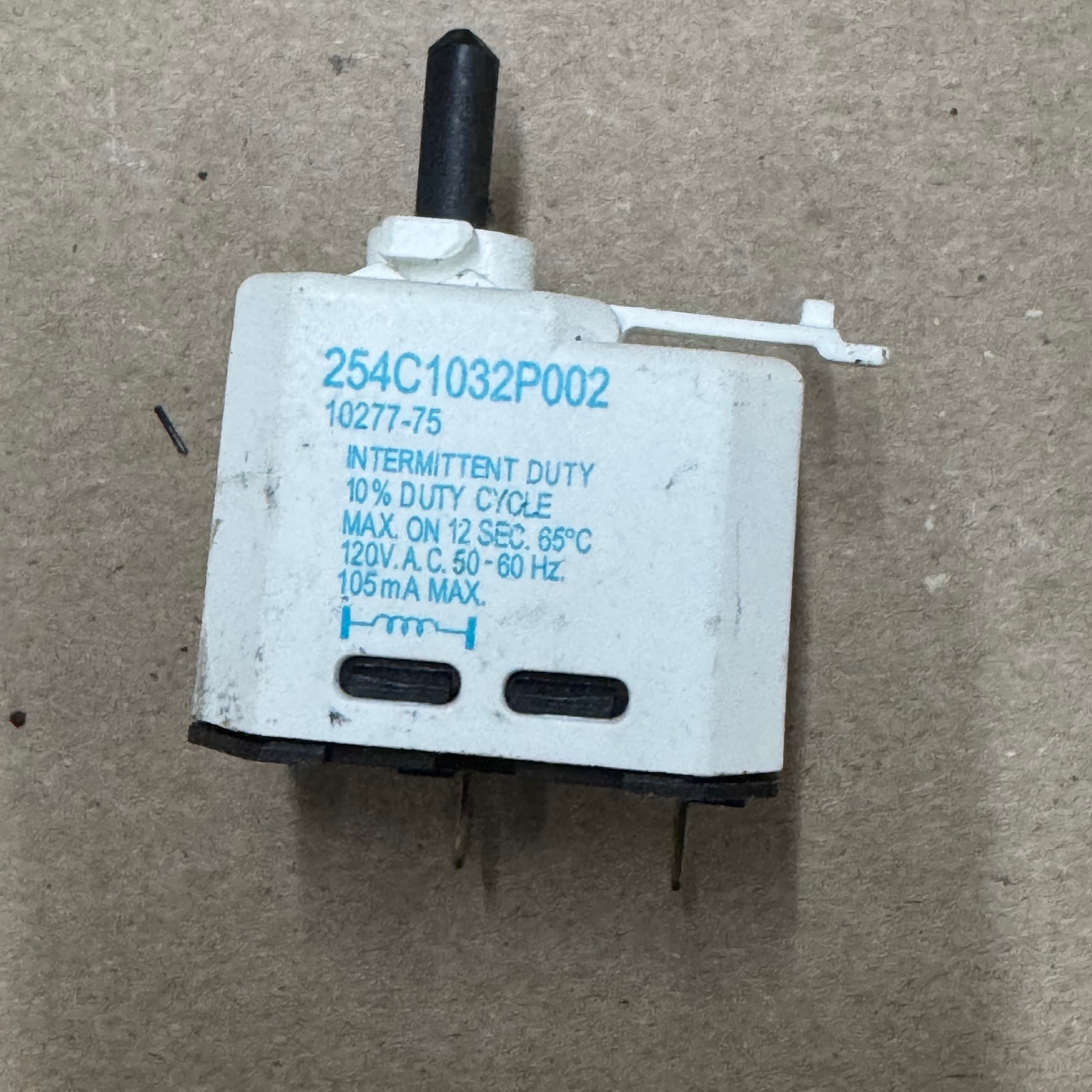 GE Dryer Switch Variable Buzzer WE02X24718 254C1032P002 GE Dryer Switch Variable Buzzer WE02X24718 254C1032P002